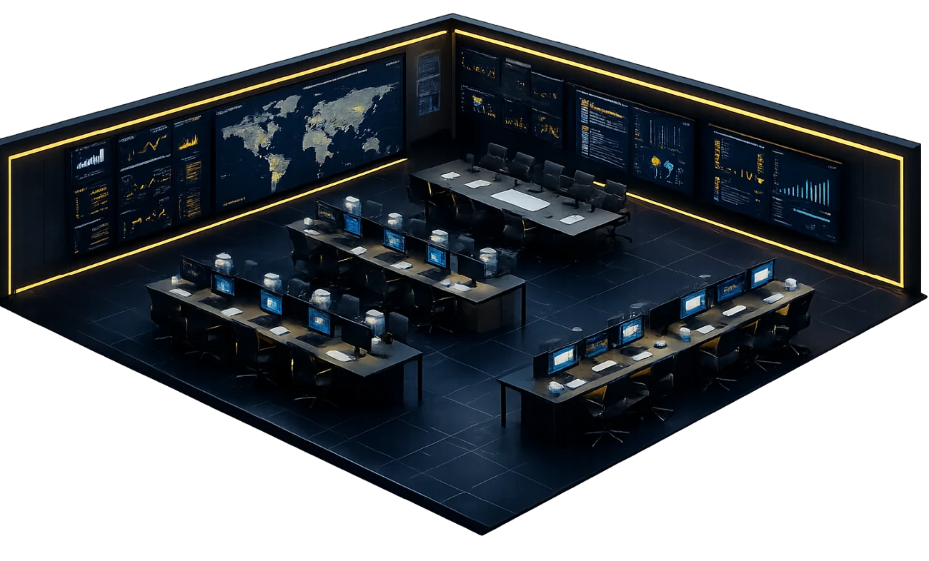 War Room — centro de operaciones de campaña de GOBERNA
