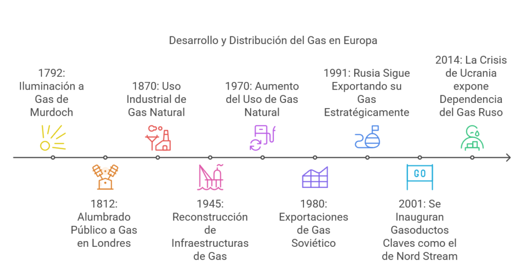 Evolución sobre el uso del Gas