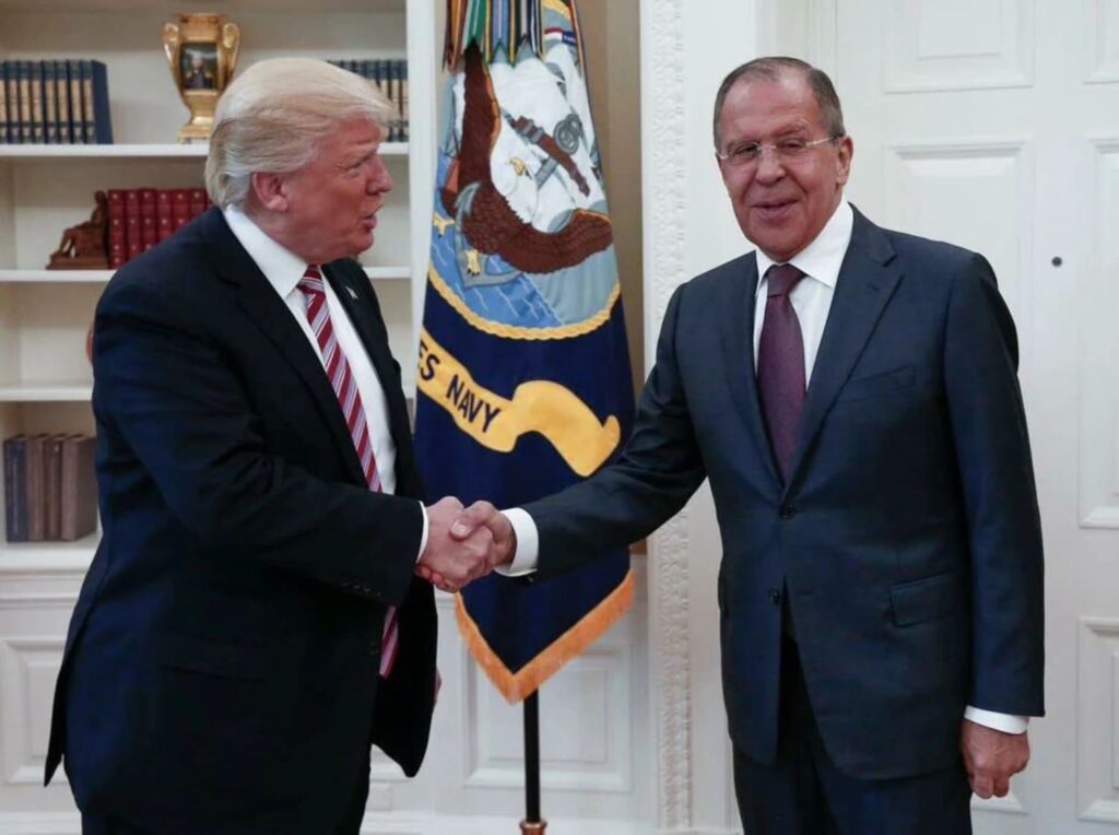 Guerra: Lavrov y Trump