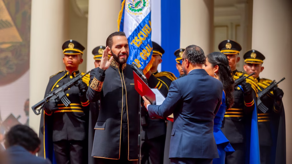 El presidente de El Salvador: Nayib Bukele