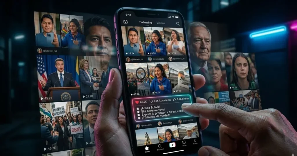 Del algoritmo a las urnas: El impacto de TikTok y las redes sociales en las elecciones de Bolivia