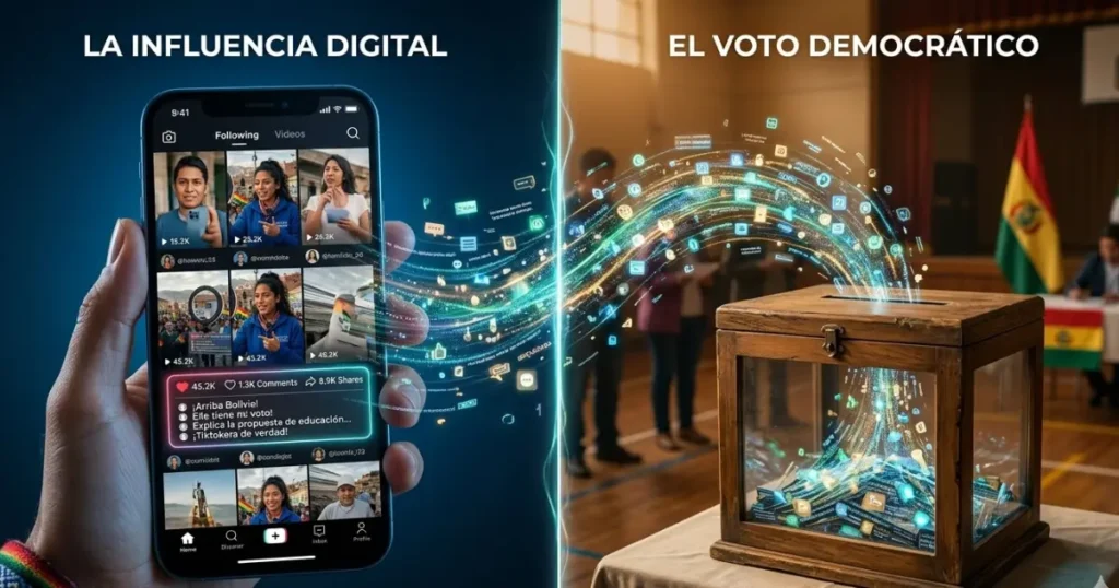 Del algoritmo a las urnas: El impacto de TikTok y las redes sociales en las elecciones de Bolivia