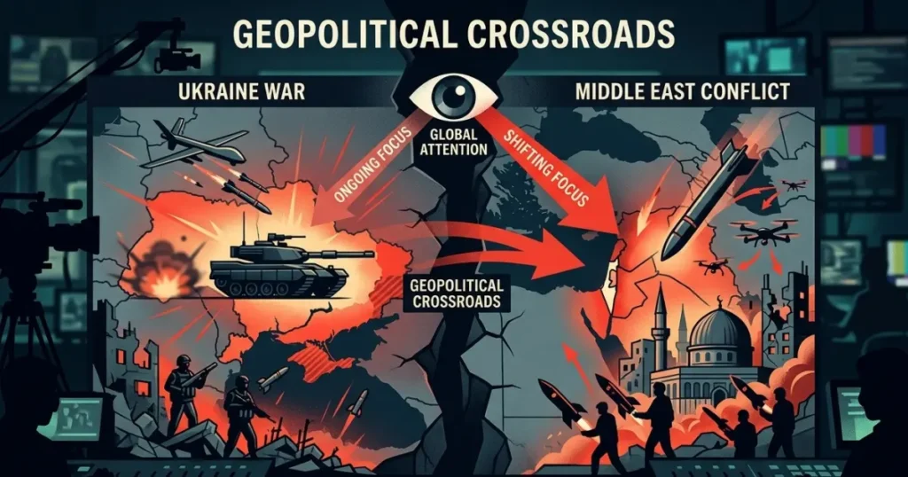 Ucrania teme quedar fuera del foco mundial mientras el conflicto en Medio Oriente redefine la agenda global
