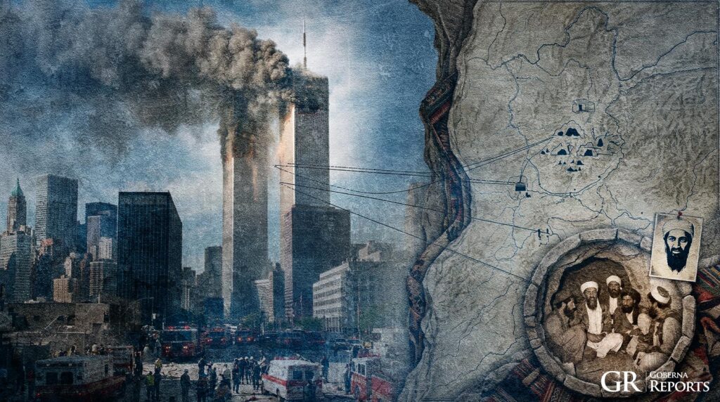 Atentado terrorista por parte de Al-Qaeda contra las torres gemelas