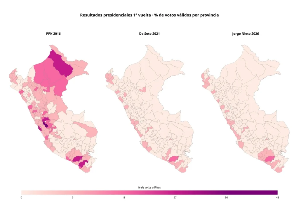 mapa voto provincia