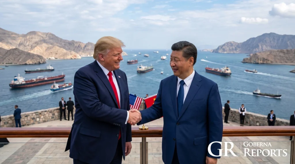 Trump y Xi en el estrecho de Ormuz